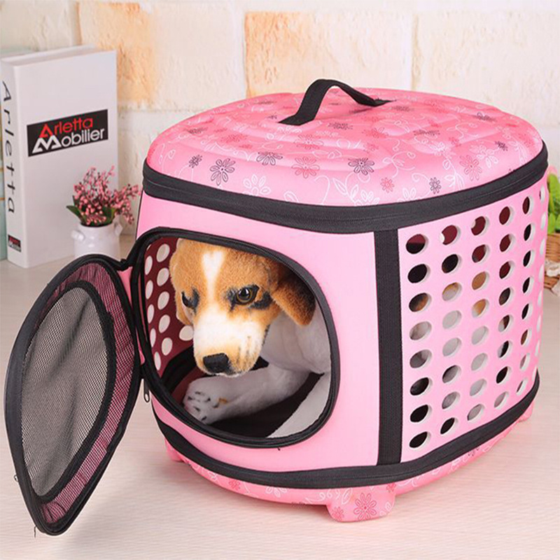 魯寵可折疊EVA寵物包手提便攜3D圖案EVA寵物攜帶包防水寵物背包